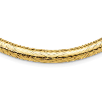 Polished Graduated Stretch Necklace 18.5"