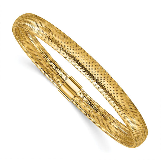 Polished Stretch Slip on Bracelet