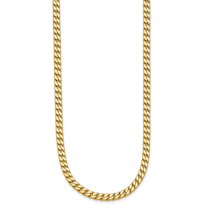 Polished Fancy Curb Link Necklace 18.25"
