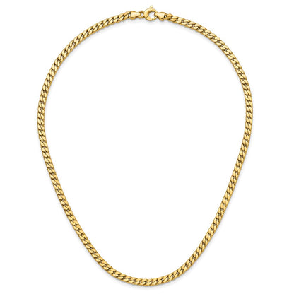 Polished Fancy Curb Link Necklace 18.25"
