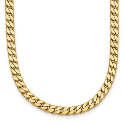 Polished Fancy Curb Link Necklace 18.25"