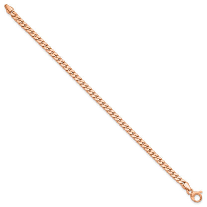 Polished Fancy Curb Link Bracelet 7.75" - 4.2mm