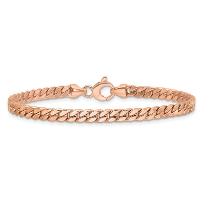 Polished Fancy Curb Link Bracelet 7.75" - 4.2mm