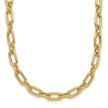 Polished and Twisted Fancy Toggle Necklace 18"