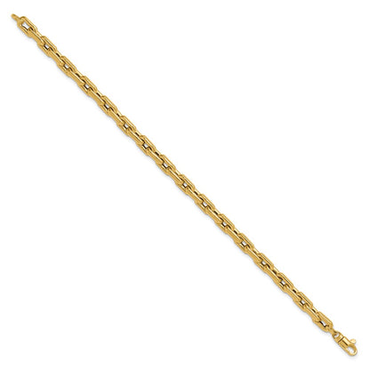 Polished Fancy Link Bracelet 7.5" - 4.85mm