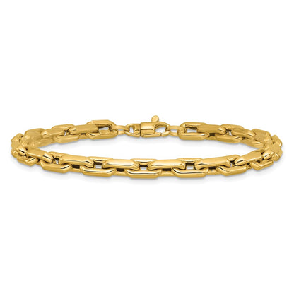 Polished Fancy Link Bracelet 7.5" - 4.85mm