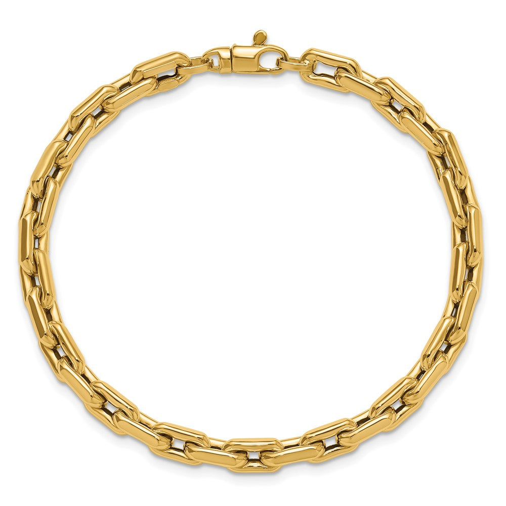 Polished Fancy Link Bracelet 7.5" - 4.85mm
