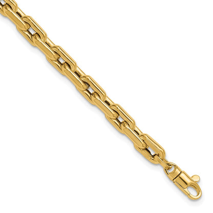 Polished Fancy Link Bracelet 7.5" - 4.85mm