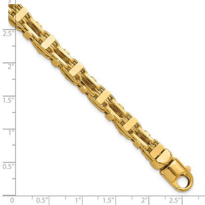 Polished Fancy Link Men's Bracelet 8.5" - 8.45mm