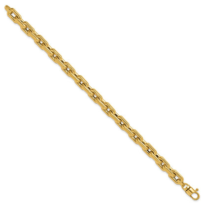 Polished Fancy Link Men's Bracelet 8.75" - 7.45mm