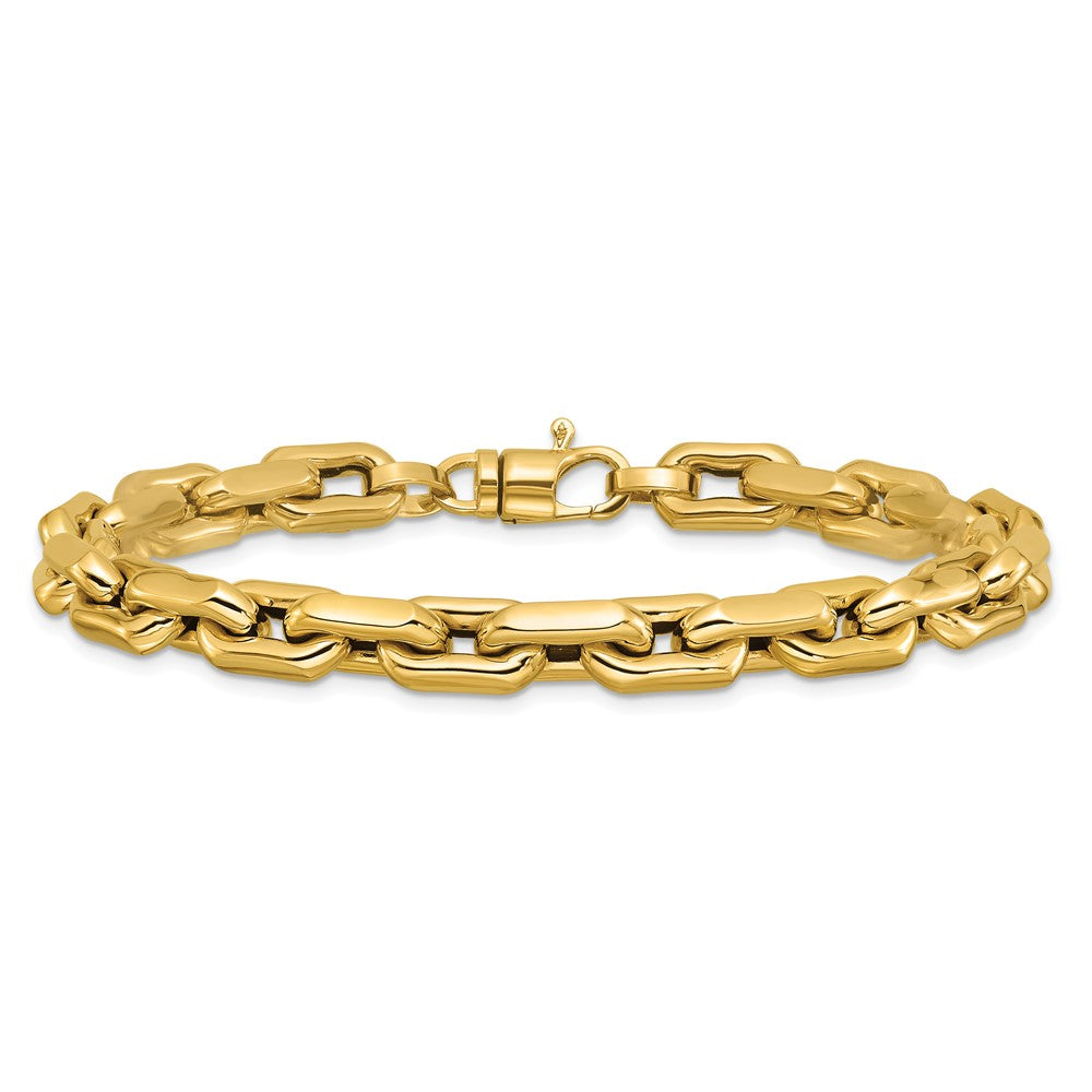 Polished Fancy Link Men's Bracelet 8.75" - 7.45mm