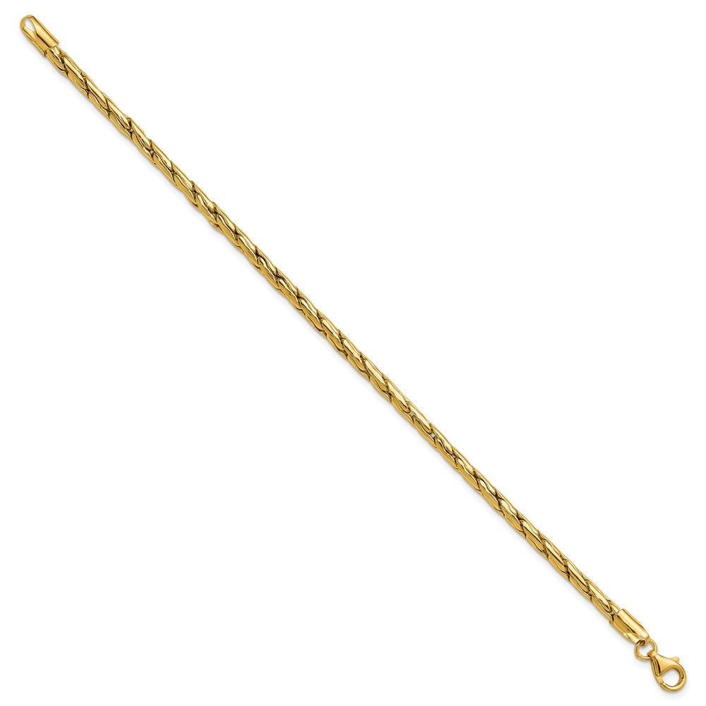 Polished 3.5mm Fancy Link Bracelet 7.5"