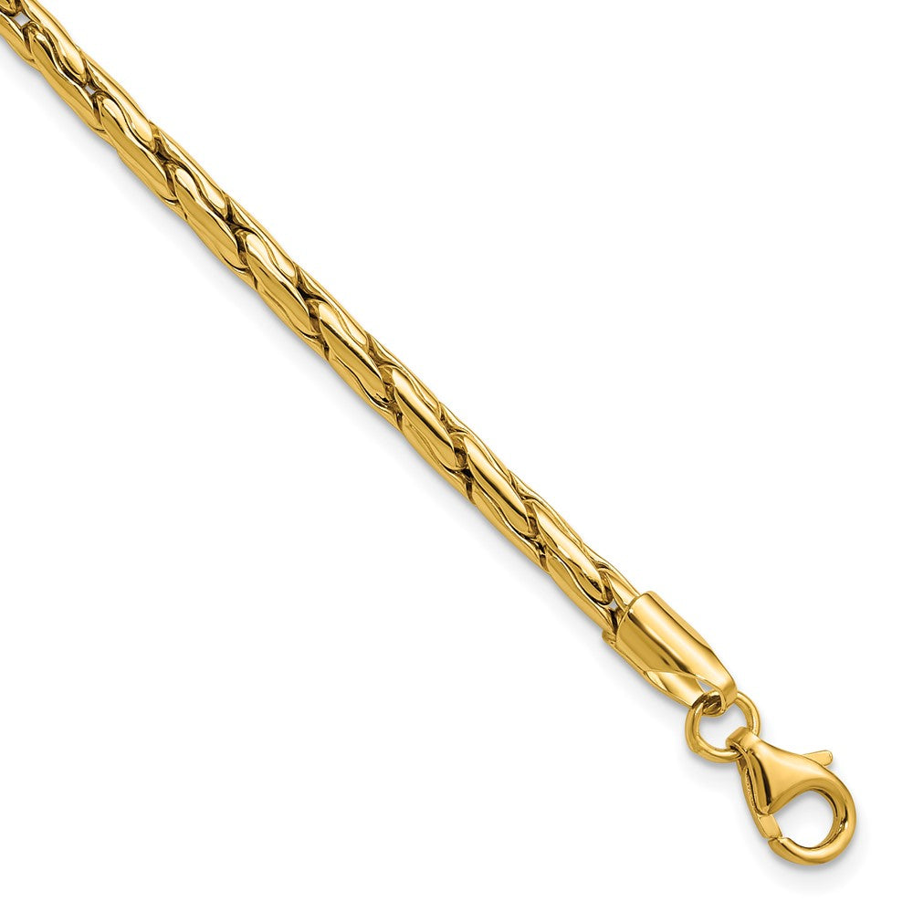 Polished 3.5mm Fancy Link Bracelet 7.5"