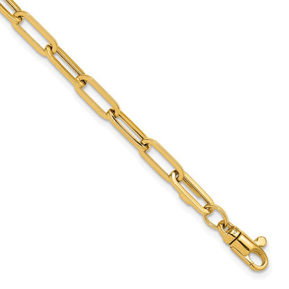 Polished Fancy Link with 1in ext Bracelet - 4mm