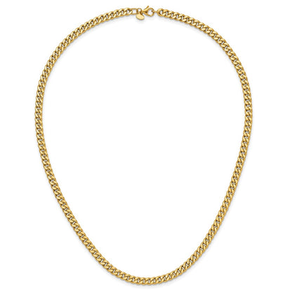 Polished Curb Link Necklace 18"