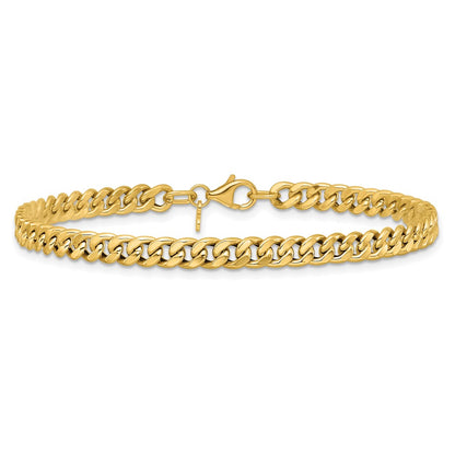 Polished Curb Link Bracelet 7.75" - 2.25g