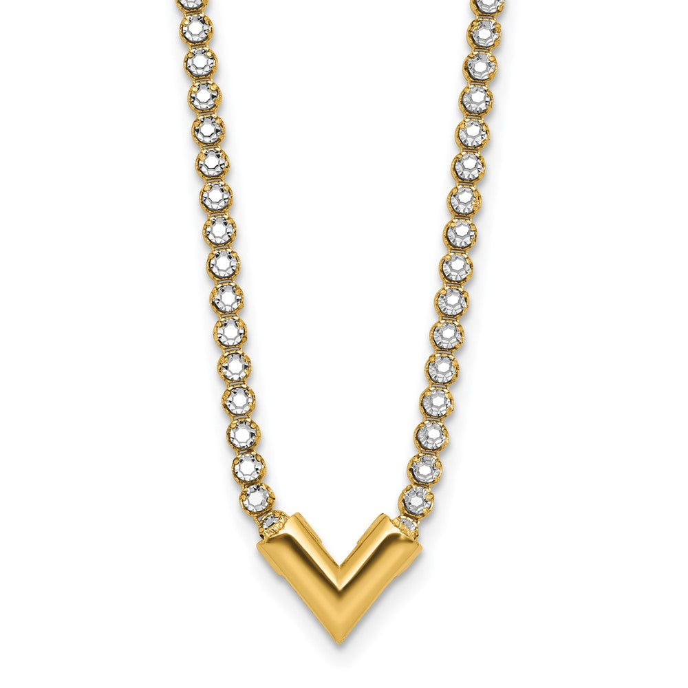Polished Fancy Necklace 18" - 2.38mm