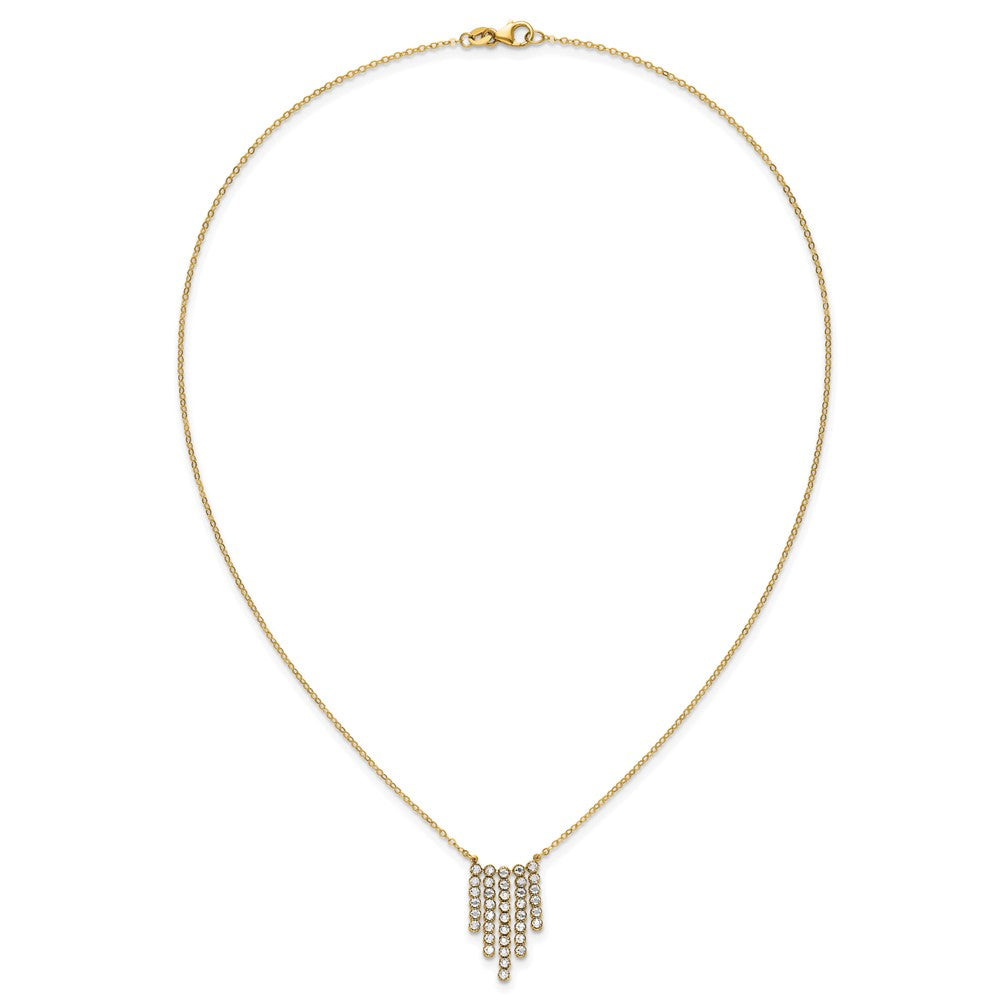 Polished Fancy Necklace 18" - 1.4mm