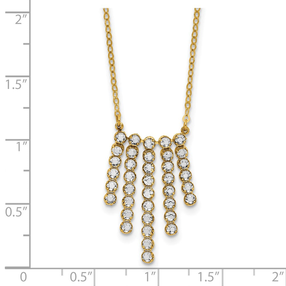 Polished Fancy Necklace 18" - 1.4mm