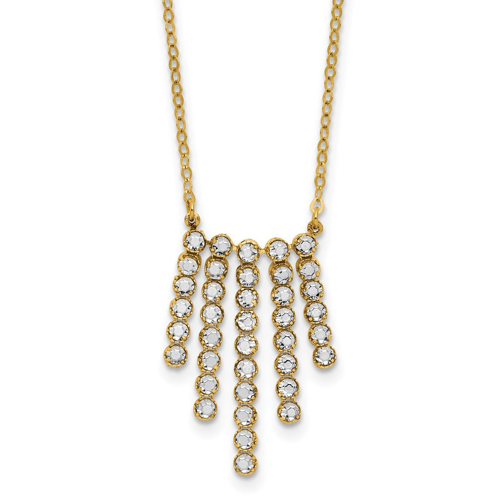 Polished Fancy Necklace 18" - 1.4mm
