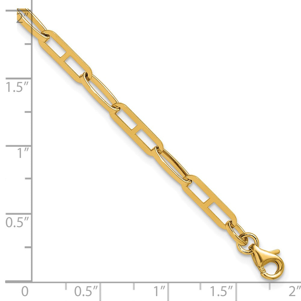 Polished Fancy Link w/1in ext. Bracelet - 3.24g