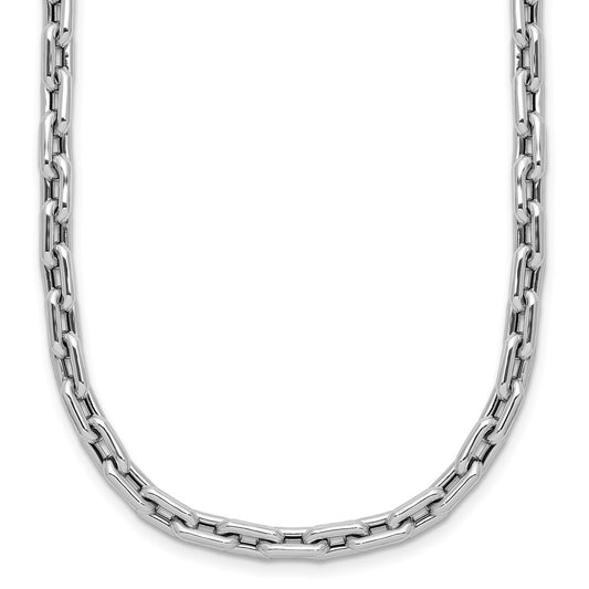 Polished Fancy Link Necklace 18.5" - 11.19-11.42g
