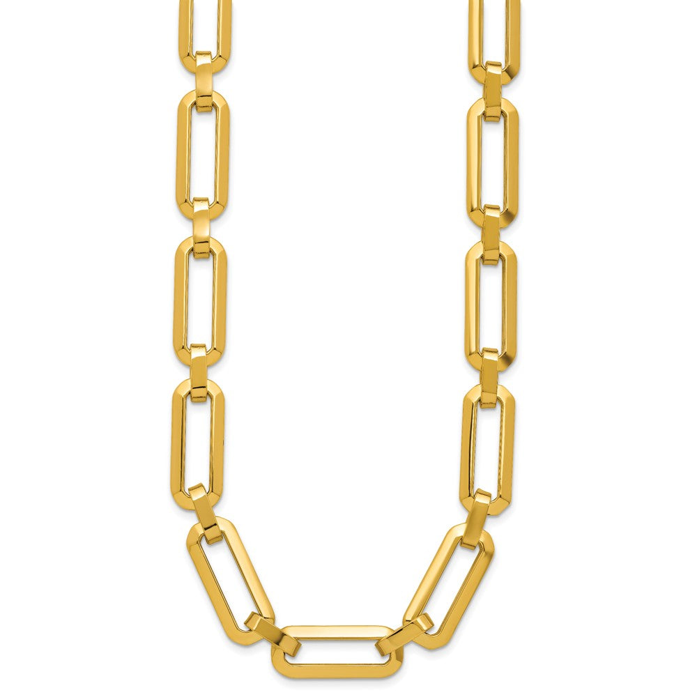 Polished Fancy Link Necklace 18" - 16.33g