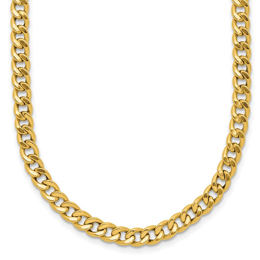 Polished Fancy Link Necklace 18.5" - 5.08g