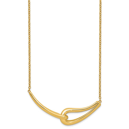 Polished Fancy Necklace 18" - 16.5mm