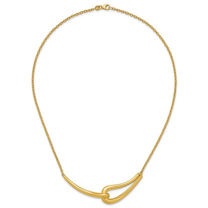 Polished Fancy Necklace 18" - 16.5mm