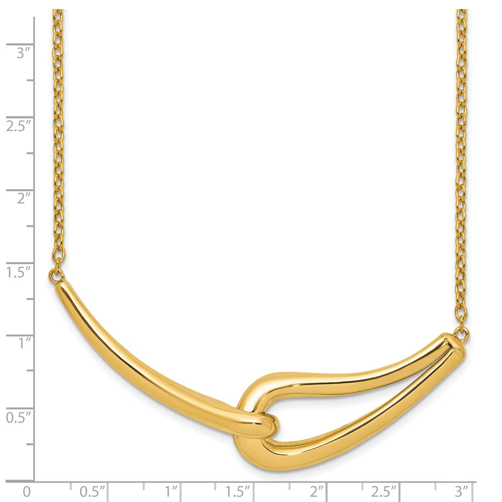 Polished Fancy Necklace 18" - 16.5mm
