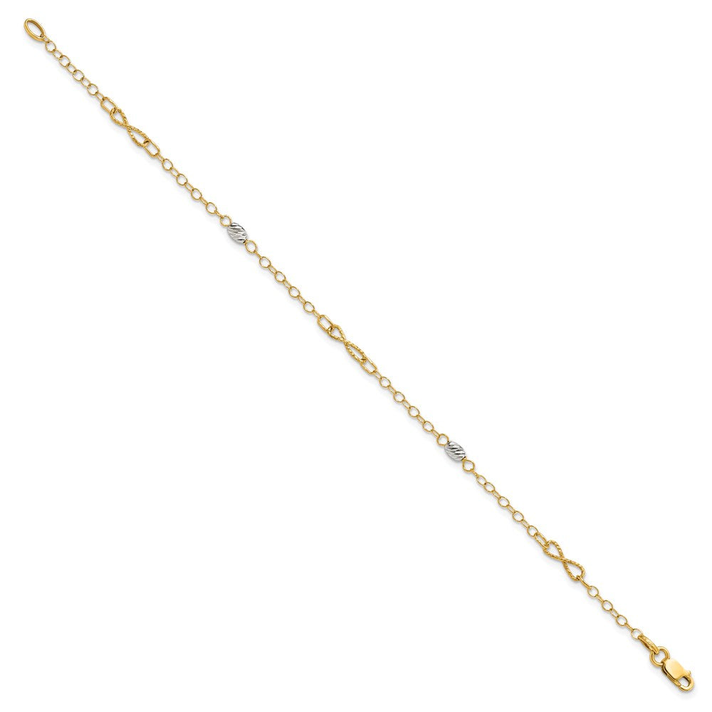 Polished and D/C w/1 in ext. Anklet