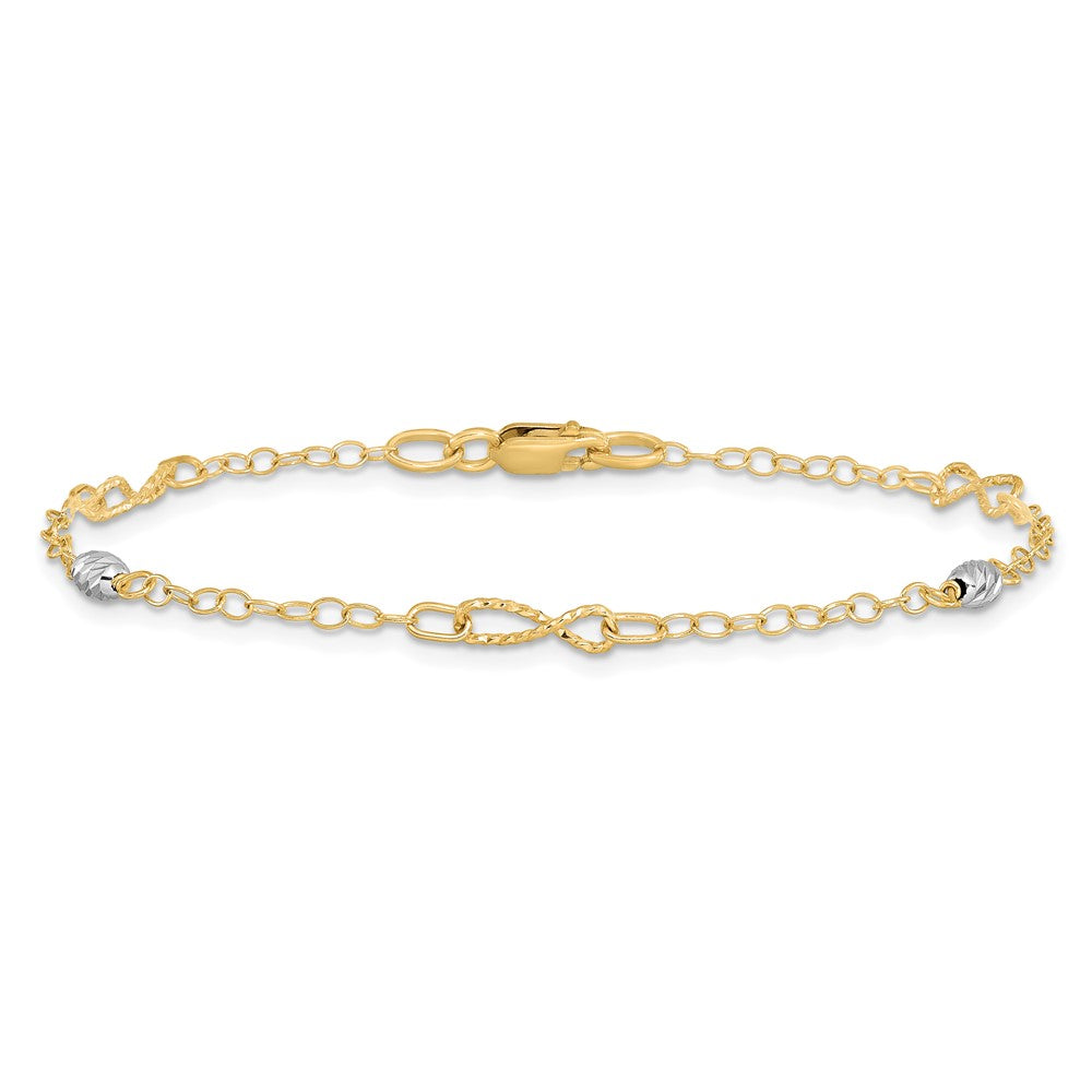 Polished and D/C w/1 in ext. Anklet