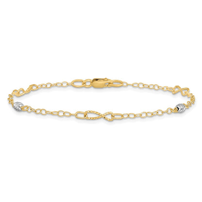 Polished and D/C w/1 in ext. Anklet