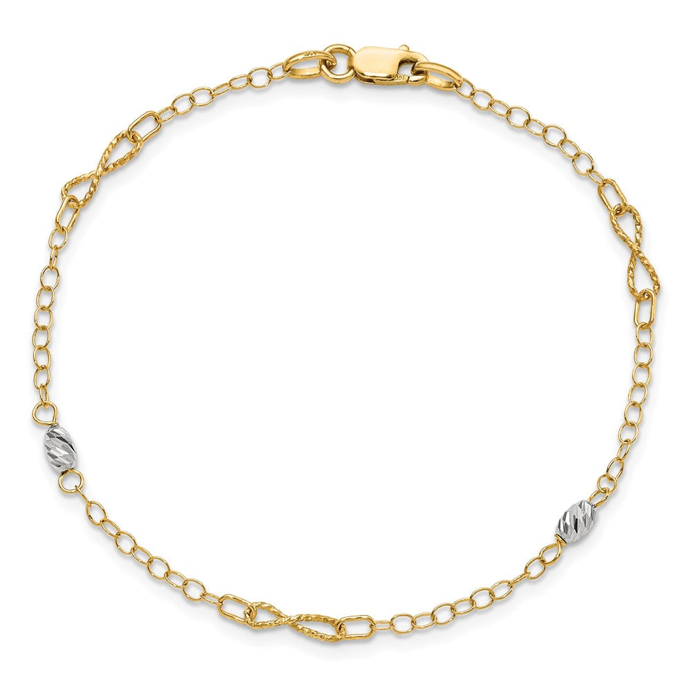 Polished and D/C w/1 in ext. Anklet