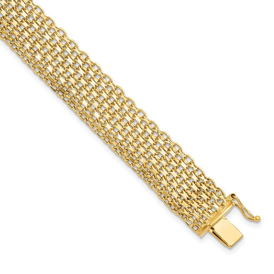 Polished Bracelet 8" - 8.78g