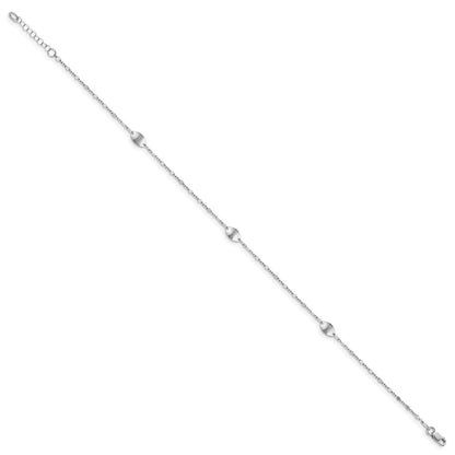 Polished with 1in ext. Anklet
