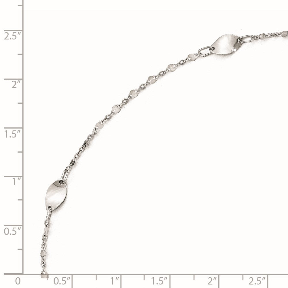 Polished with 1in ext. Anklet
