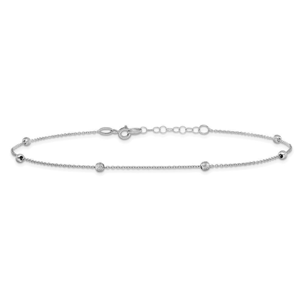 D/C Beaded with 1in ext. Anklet