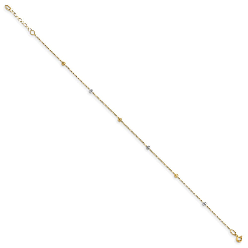 Polished D/C with 1in ext. Anklet