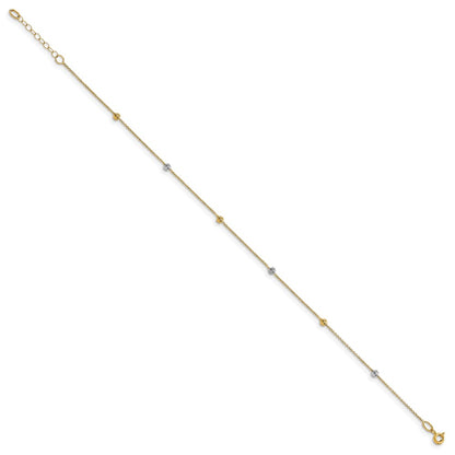 Polished D/C with 1in ext. Anklet