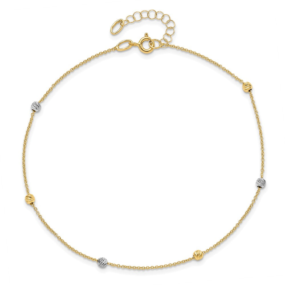 Polished D/C with 1in ext. Anklet