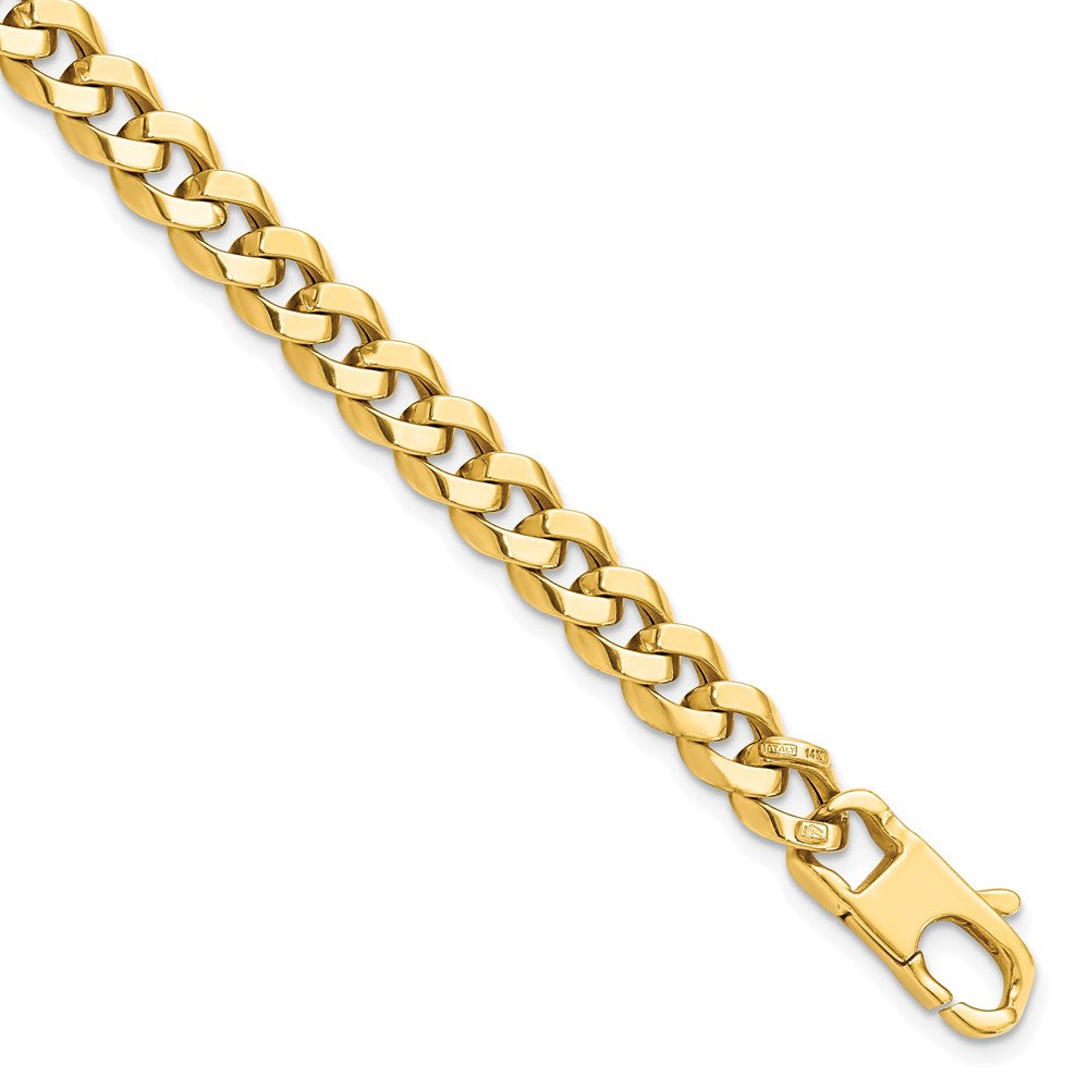 7.0mm Beveled Curb Bracelet 8"