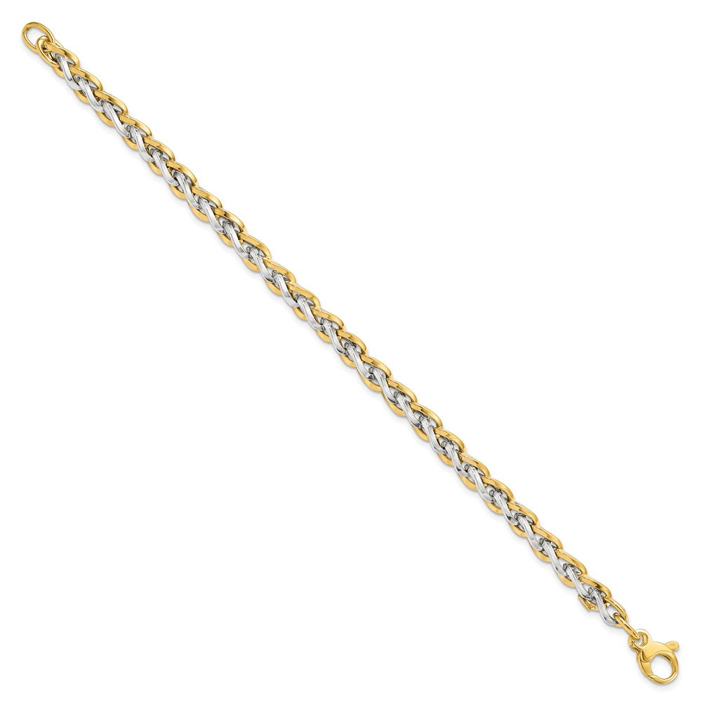 Polished Fancy Link w/ .5in ext. Bracelet