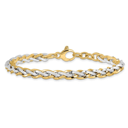 Polished Fancy Link w/ .5in ext. Bracelet