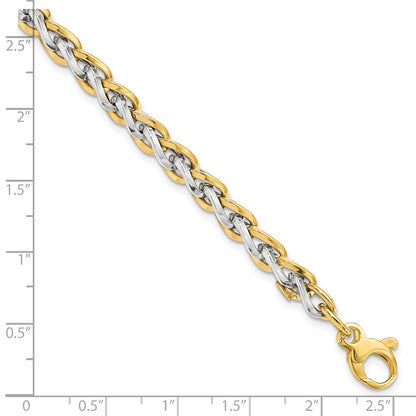 Polished Fancy Link w/ .5in ext. Bracelet