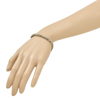 Polished Fancy Link w/ .5in ext. Bracelet
