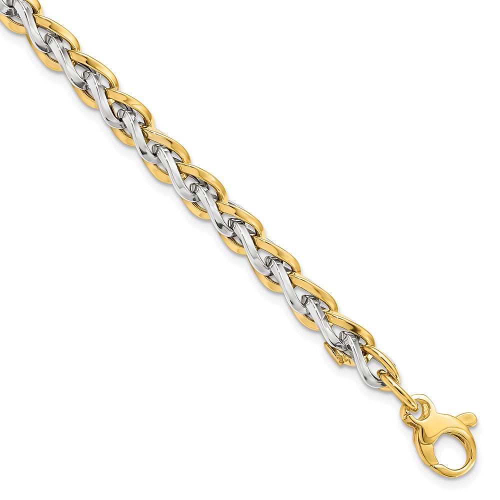 Polished Fancy Link w/ .5in ext. Bracelet