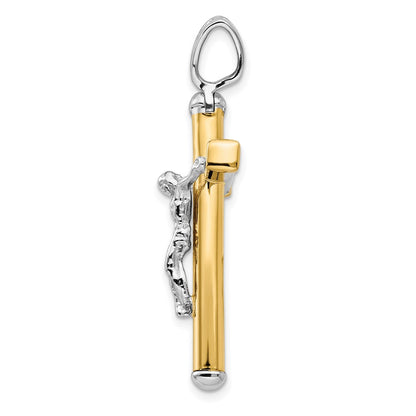 Polished Crucifix Pendant - 3.8g