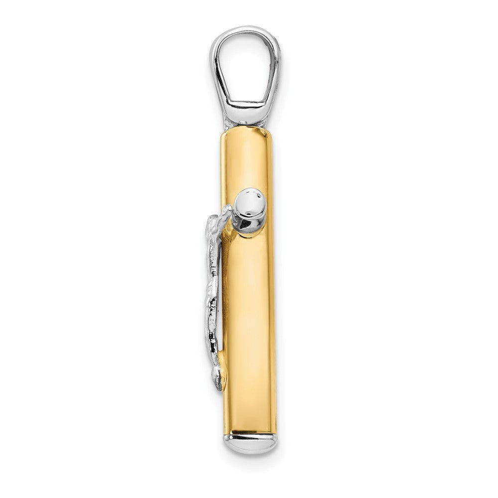 Polished Crucifix Pendant - 2.55g